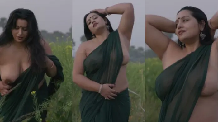 Maya The Doe Eyed Gurl Mams Out in Open Field HD Video